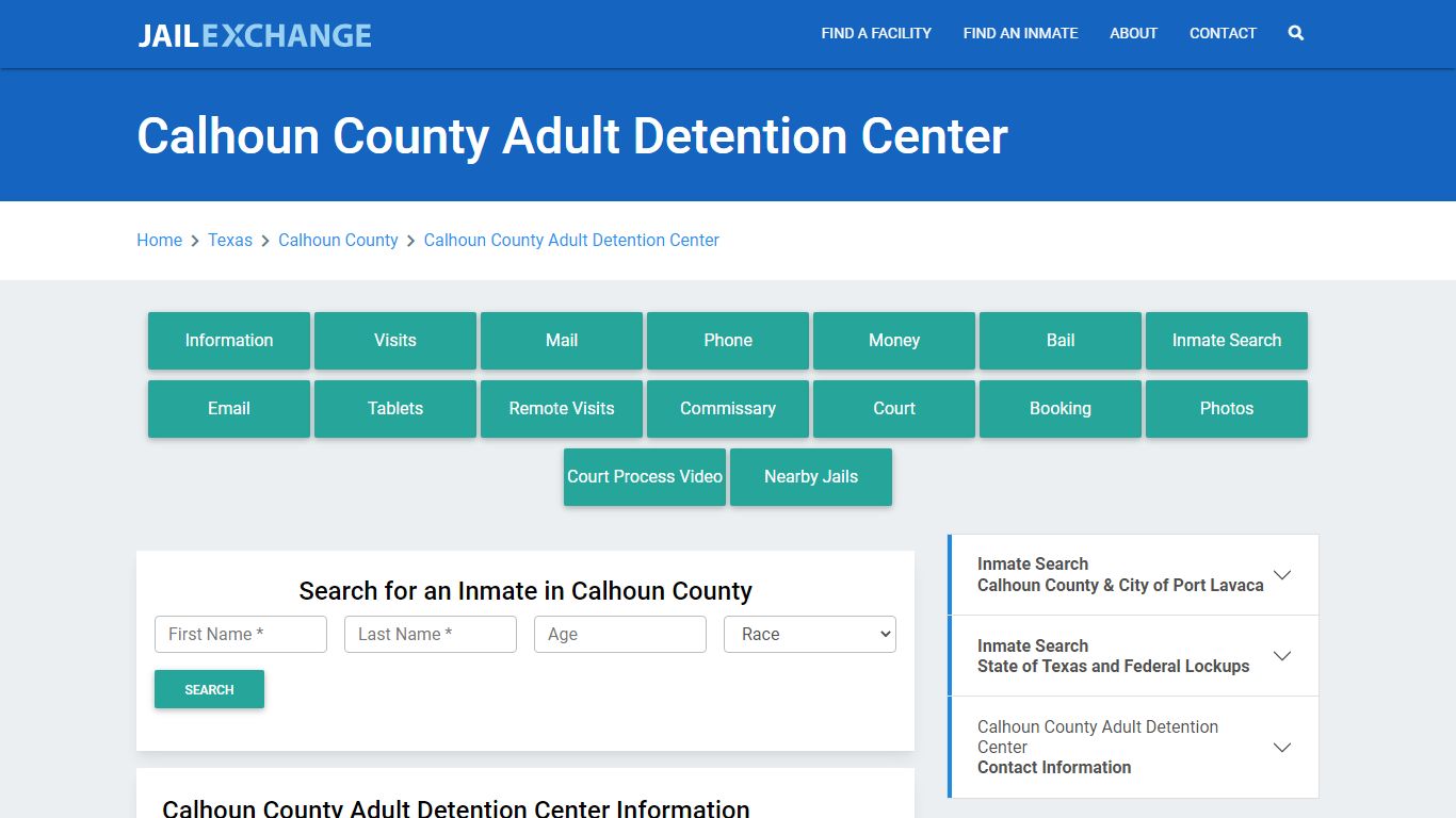 Calhoun County Adult Detention Center - Jail Exchange